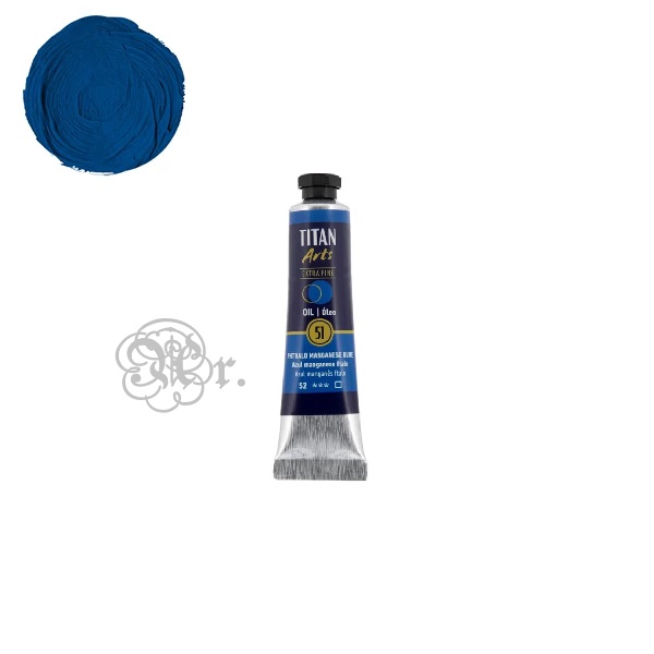 51 Oleo Titan 20 ml. Azul Manganeso Ftalo