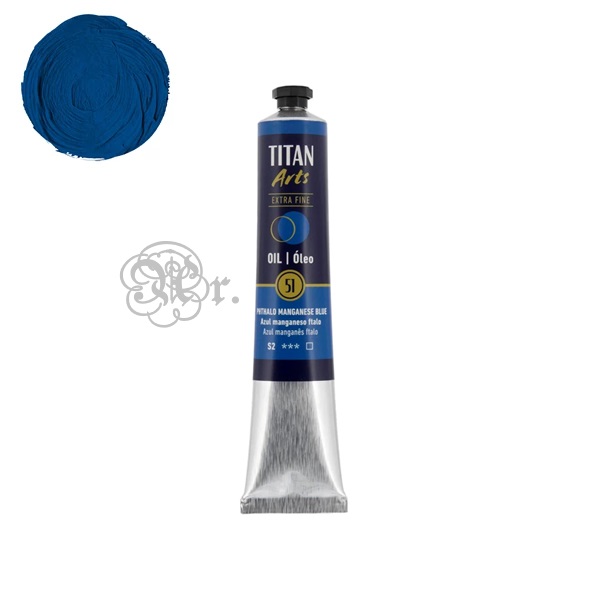 51 Oleo Titán 60 ml. Azul magnesio ftalo