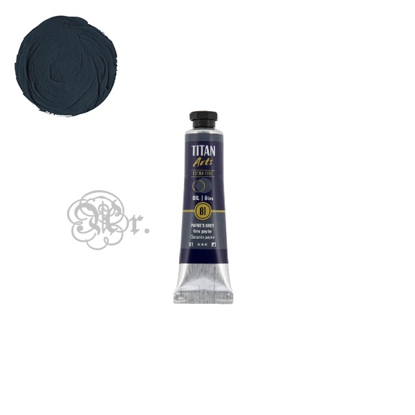 81 Oleo Titan 20 ml. Gris Payne