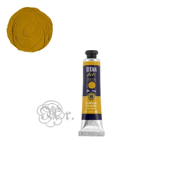 88 Oleo Titán 20ml. Ocre Amarillo