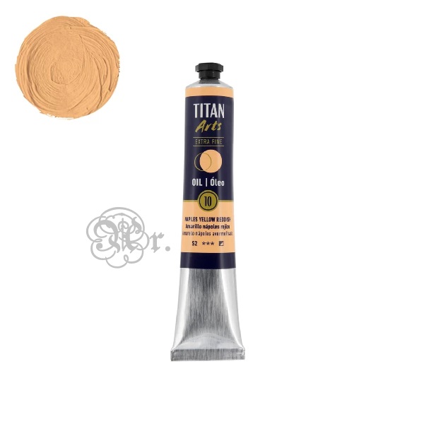 10 Oleo Titán 60ml. Amarillo Napoles Rojizo