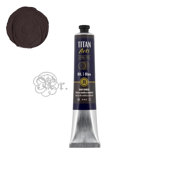 74 Oleo Titan 60 ml. Tierra Sombra Natural