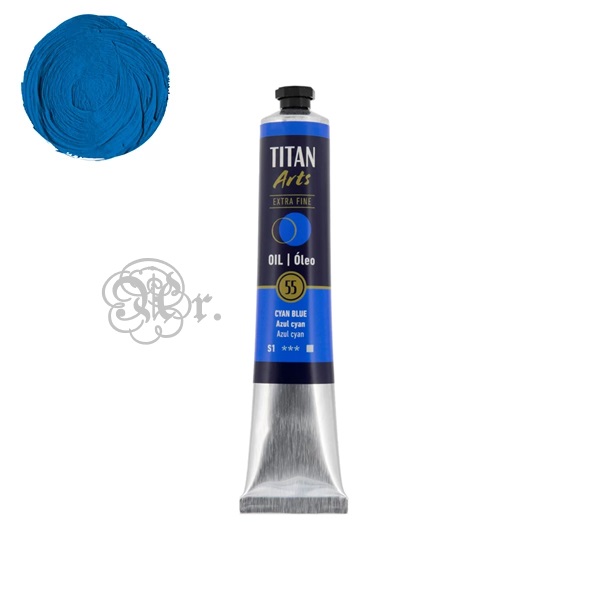 55 Oleo Titan 60 ml. Azul Cyan