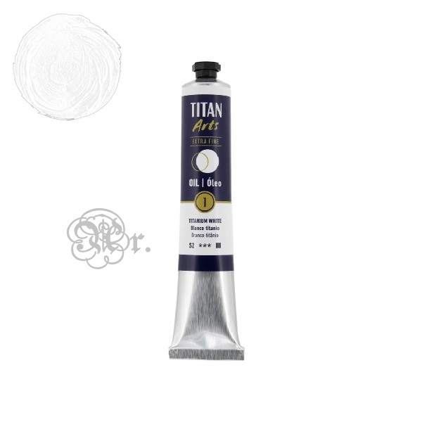 1 Oleo Titan 60 ml. Blanco Titanio