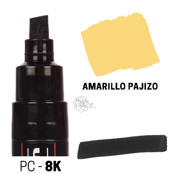 Rotulador Posca PC-8K Amarillo pajizo