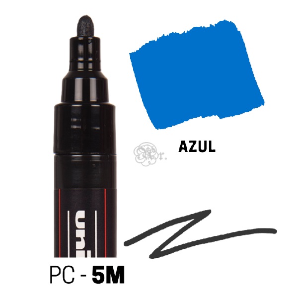 Posca PC-5M azul oscuro