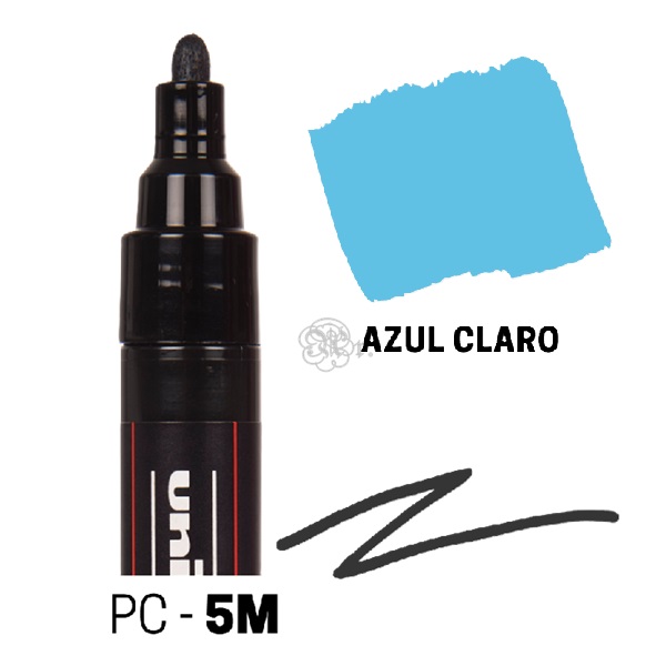 Posca PC-5M azul claro