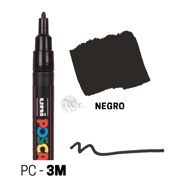 Posca PC-3M negro