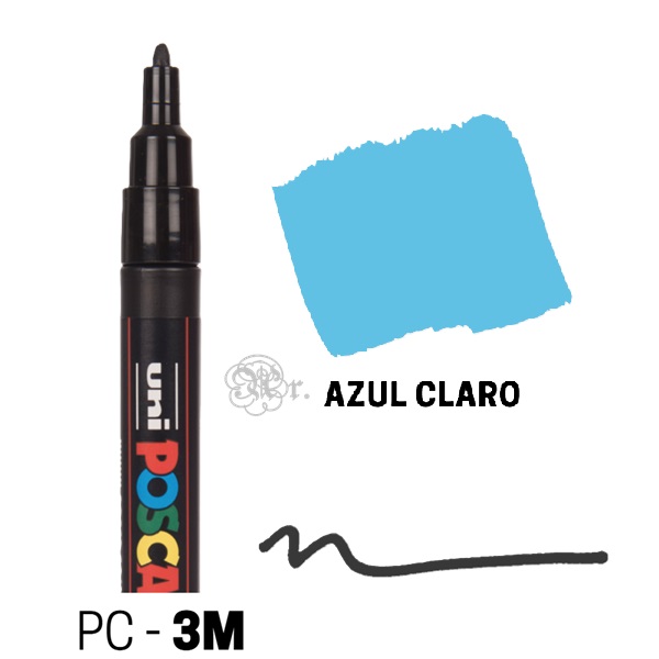 Posca PC-3M azul claro