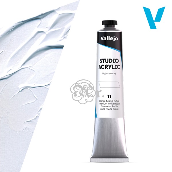 11 Acrilico Vallejo 58 Ml. blanco de titanio