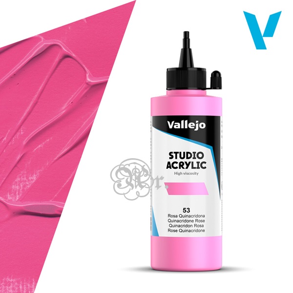 53 Acrilico Vallejo 200 ml. Rosa Quinacridona