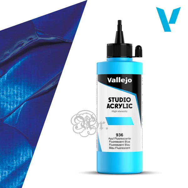 936 Acrilico Vallejo 200 ml. Azul Fluo