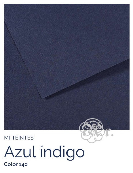 Papel Canson Mi-Teintes 140 azul índigo