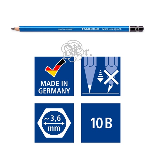 Lapiz Staedtler Lumograph 10B