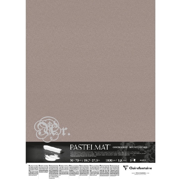 Papel Pastel Pastel Mat Cinza Foncé 70*50 Cm.