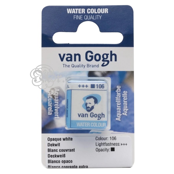 Acuarela Van Gogh Pastilla 106 Blanco Opaco