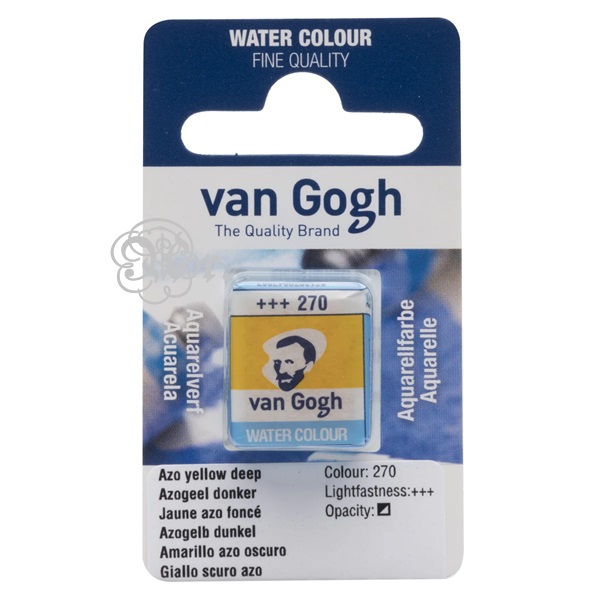 Acuarela Van Gogh Pastilla 270 Amarillo Azo Oscuro