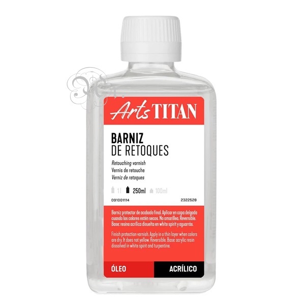 Barniz de retoques titan 250 ml.