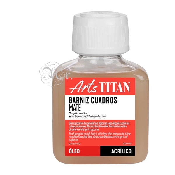 Barniz Cuadros Mate Titan 100 ml.