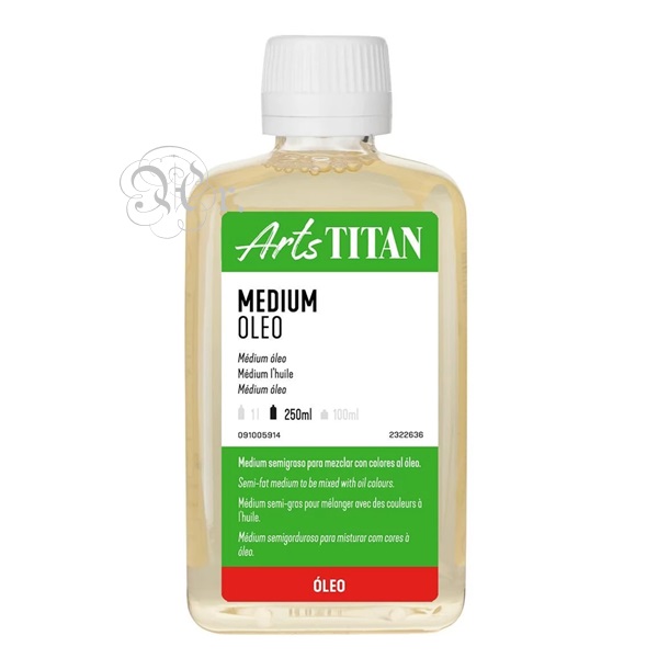 Medium oleo Titan 250ml.