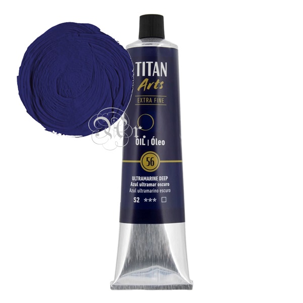 Oleo Titan 200 Ml. 56 Azul Ultramar Oscuro