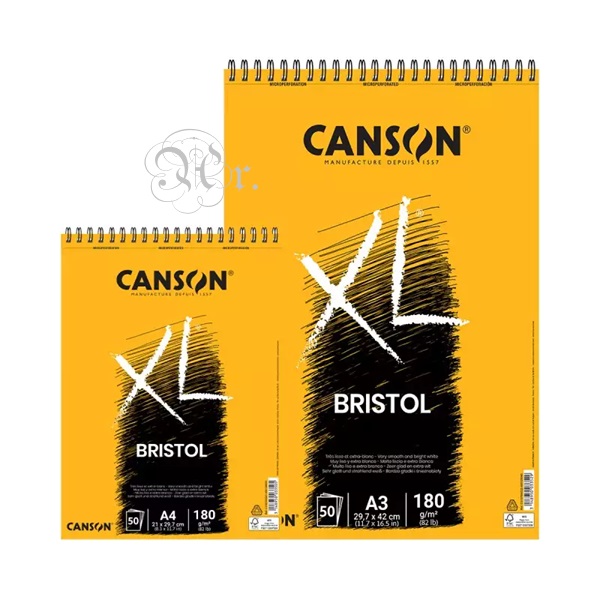 Block Bristol Canson XL A4 50h.