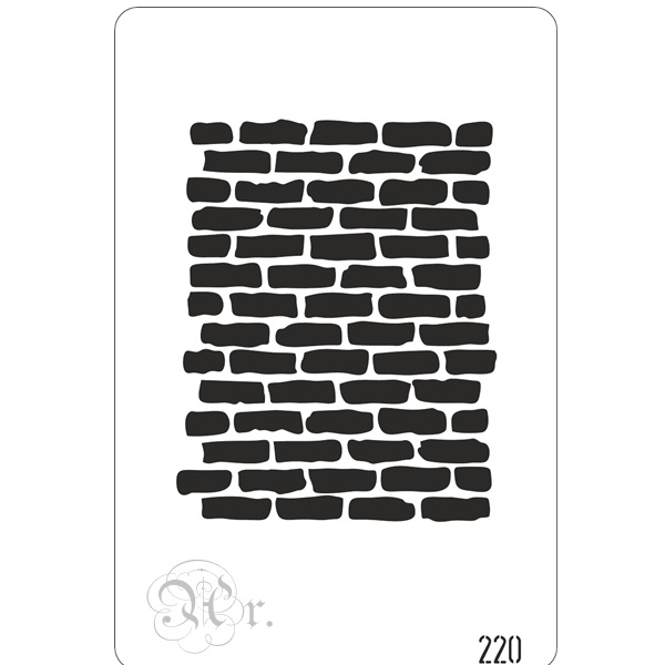 Stencil 20x30 cm 220 Muro