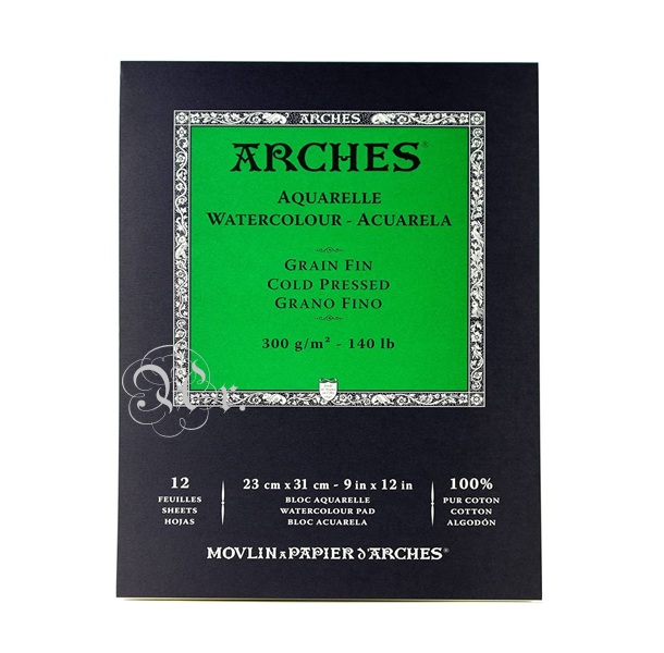 Block Acuarela Arches 23*31 Cm. GF 12h.