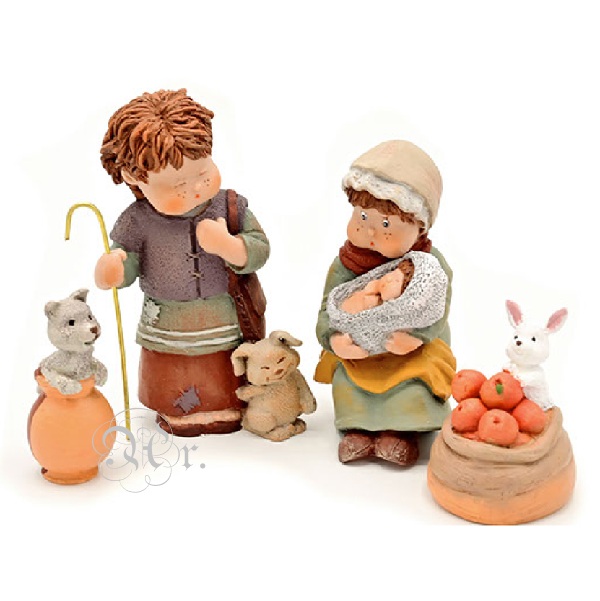 Belen 4 Pzas. 10 Cm. Marmolina 5450