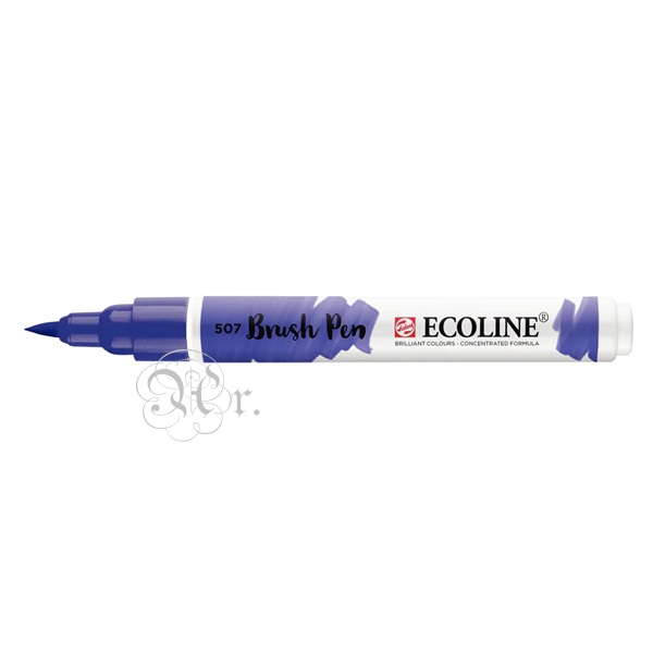 Ecoline Brush Pen 507 Azul Ultramar Violeta