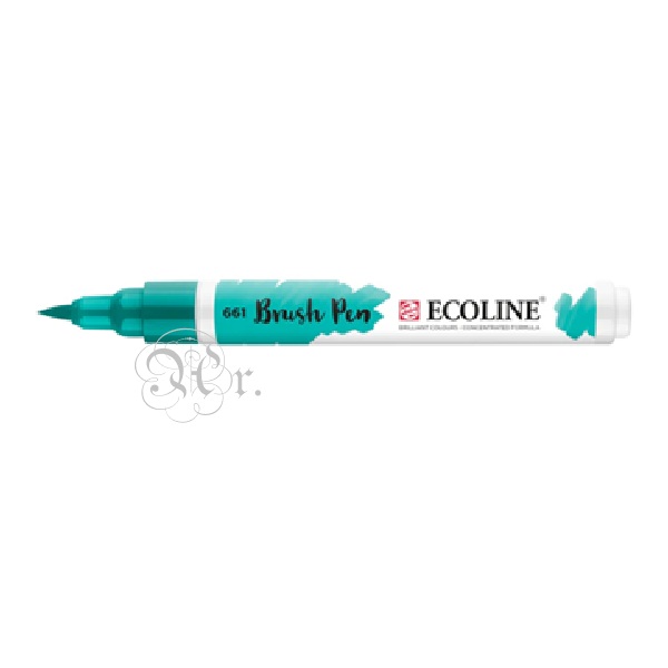 Ecoline Brushpen 661 Verde Turquesa