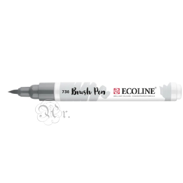 Ecoline Brush Pen 738 Gris Frio Claro