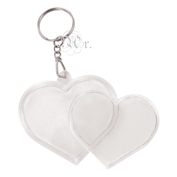 Porta-chaves coração 4,8 cm.