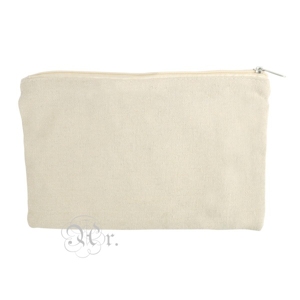 Saco de algodão com fecho 22*13 cm.