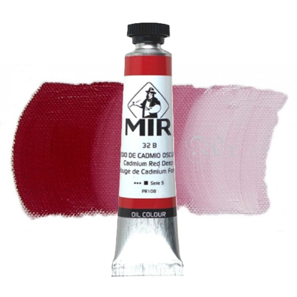 Oleo MIR 32B Rojo De Cadmio Oscuro 20 ml