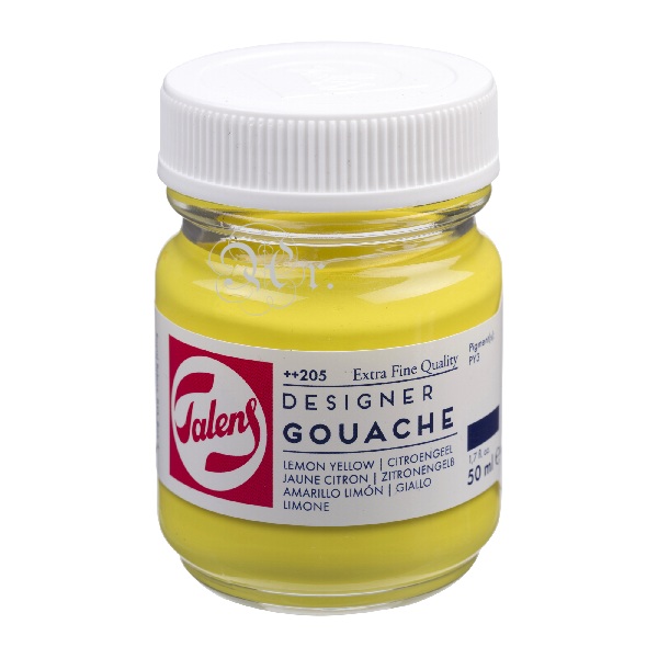 Gouache Talens Tarro 50 Ml. Amarillo