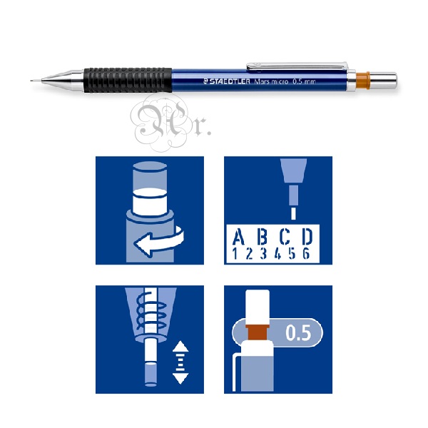 Portaminas 0.5 Mm. Staedtler Mars Micro