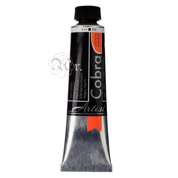 Oleo Cobra Artist 40 ml. Negro Marfil