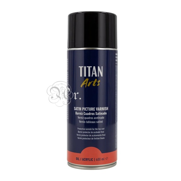 Spray Barniz Cuadros Titan 400 ml. Satin