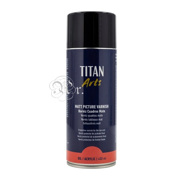 Spray Barniz Cuadros Titan 400 ml. Mate