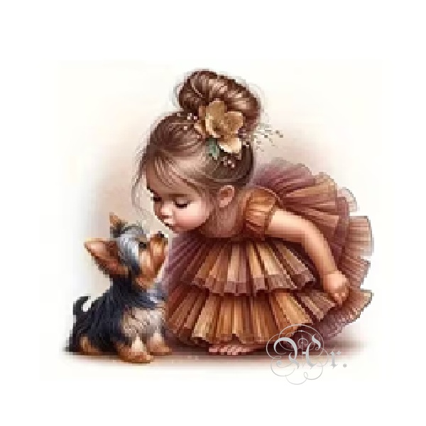 Transfer Textil Dtf 18*18 Cm. Princesita Yorsay