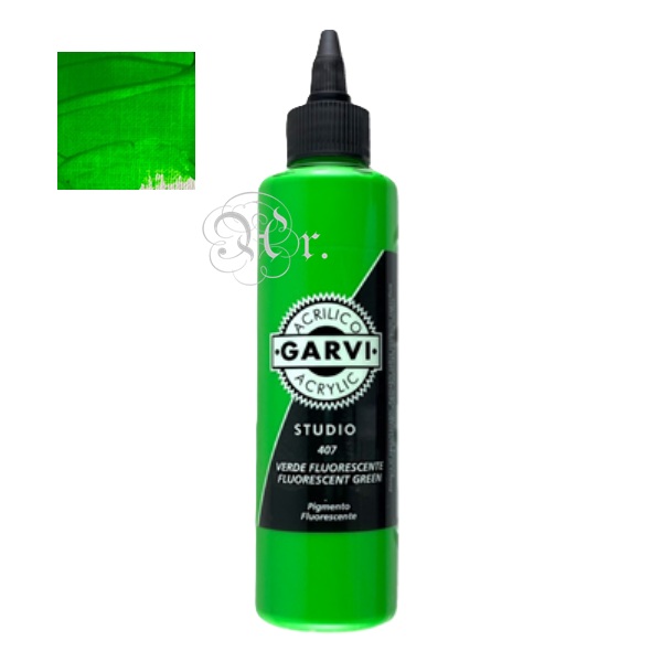 ACRIL.GARVI 200 ml.VERDE FLUORESCENTE*