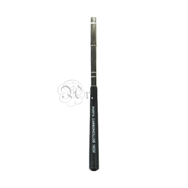 Porta Carboncillos 18 cm. Mango Negro