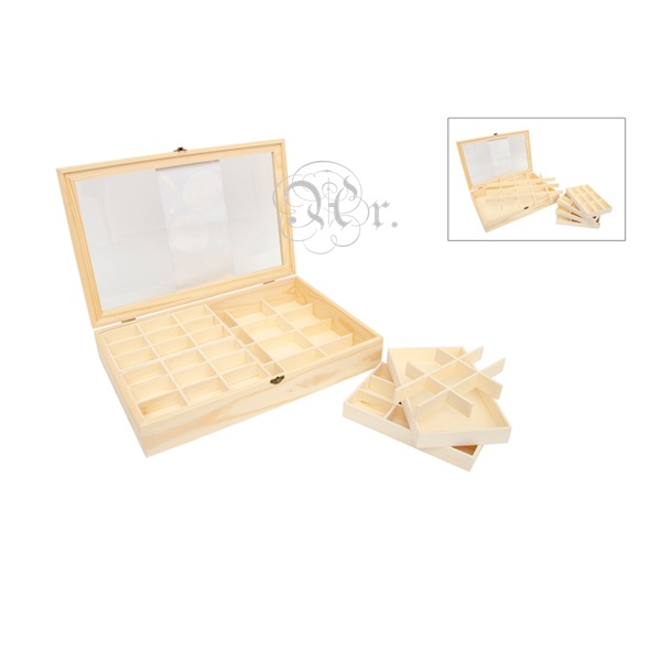 Caja Vitrina 56 Divisiones 604 45*29.5*8 cm.