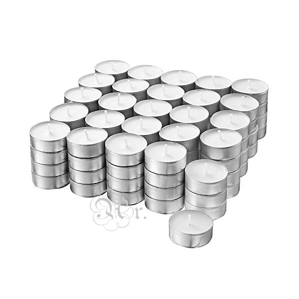 Pack 100 Velas De Te Blanca