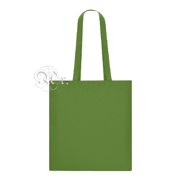 Bolsa Verde Algodon Asa 37*41 cm.