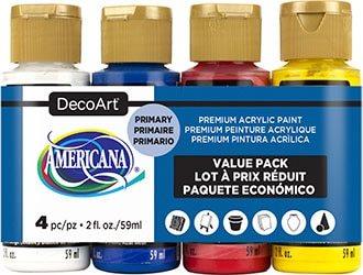 Americana Acrylics Set 4 colores 59 ml