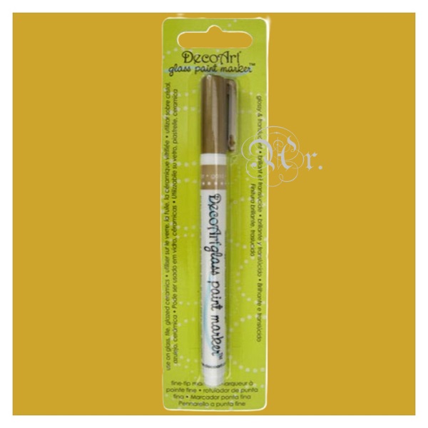 Tinta para vidro Dgpm02-K Gold