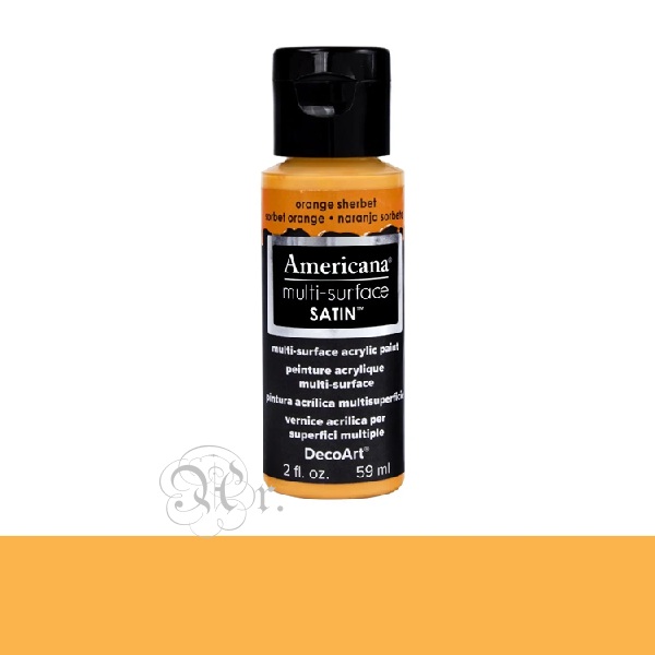 Multi-Surface Satin DA510 Orange Sherbert 59 ml