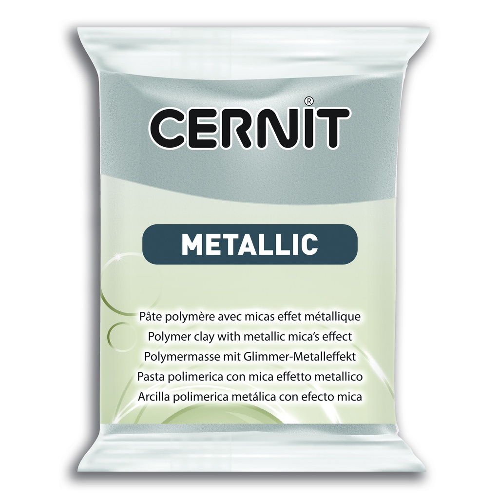 Cernit Metallic 080 Plata 56 g